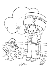 Desenho de Moranguinho Desenho Colorir Imprimir 34