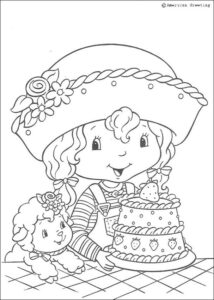 Desenho de Moranguinho Desenho Colorir Imprimir 35