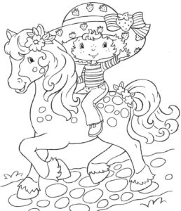 Desenho de Moranguinho Desenho Colorir Imprimir 39