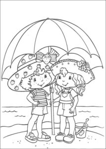 Desenho de Moranguinho Desenho Colorir Imprimir 41