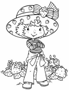 Desenho de Moranguinho Desenho Colorir Imprimir 42