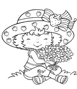 Desenho de Moranguinho Desenho Colorir Imprimir 45