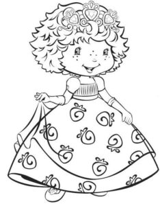 Desenho de Moranguinho Desenho Colorir Imprimir 52