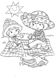 Desenho de Moranguinho Desenho Colorir Imprimir 53