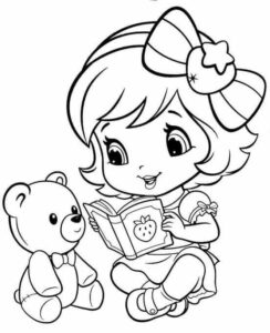 Desenho de Moranguinho Desenho Colorir Imprimir 65