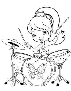 Desenho de Moranguinho Desenho Colorir Imprimir 66