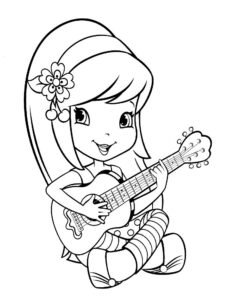 Desenho de Moranguinho Desenho Colorir Imprimir 70