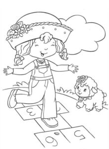 Desenho de Moranguinho Desenho Colorir Imprimir 73