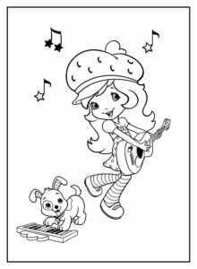Desenho de Moranguinho Desenho Colorir Imprimir 75