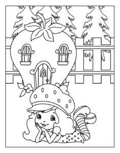Desenho de Moranguinho Desenho Colorir Imprimir 76
