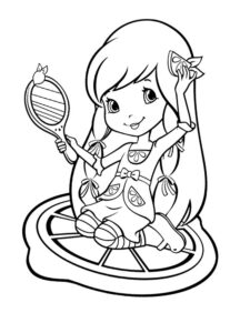 Desenho de Moranguinho Para Colorir E Pintar 14