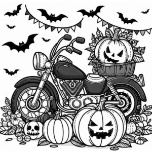 Desenho de Motos Desenho Colorir Imprimir 13