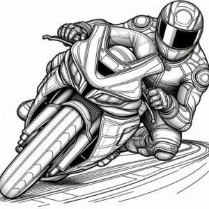 Desenho de Motos Desenho Colorir Imprimir 16