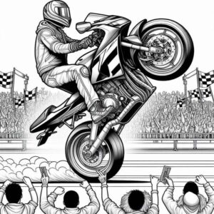 Desenho de Motos Desenho Colorir Imprimir 19