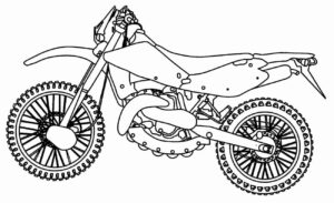 Desenho de Motos Desenho Colorir Imprimir 23
