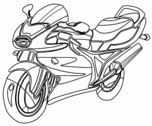Desenho de Motos Desenho Colorir Imprimir 24