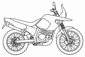 Desenho de Motos Desenho Colorir Imprimir 30