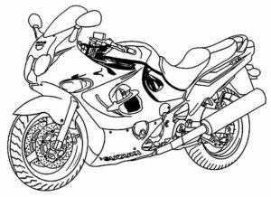 Desenho de Motos Desenho Colorir Imprimir 32