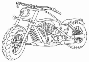 Desenho de Motos Desenho Colorir Imprimir 34