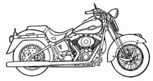 Desenho de Motos Desenho Colorir Imprimir 37