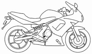 Desenho de Motos Desenho Colorir Imprimir 39