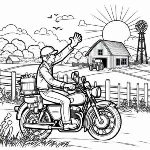 Desenho de Motos Desenho Colorir Imprimir 41