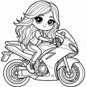 Desenho de Motos Desenho Colorir Imprimir 43