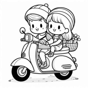 Desenho de Motos Desenho Colorir Imprimir 44