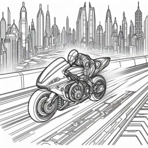 Desenho de Motos Desenho Colorir Imprimir 50
