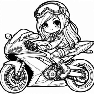 Desenho de Motos Desenho Colorir Imprimir 54