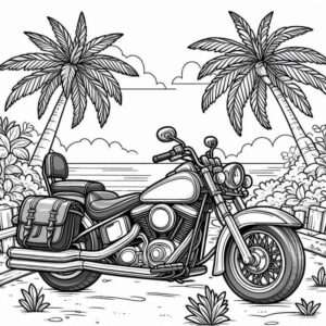 Desenho de Motos Desenho Colorir Imprimir 55