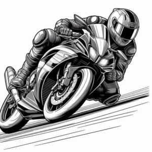 Desenho de Motos Desenho Colorir Imprimir 57