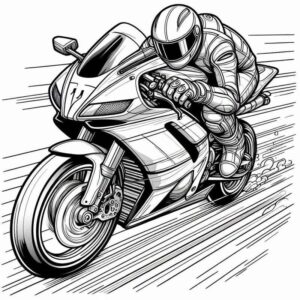 Desenho de Motos Desenho Colorir Imprimir 59