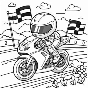 Desenho de Motos Desenho Colorir Imprimir 68