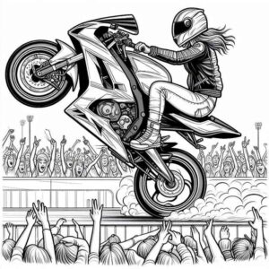 Desenho de Motos Desenho Colorir Imprimir 73