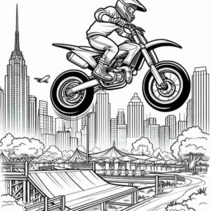 Desenho de Motos Desenho Colorir Imprimir 74