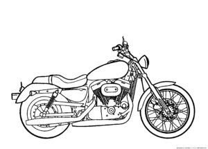 Desenho de Motos Desenho Colorir Imprimir 75