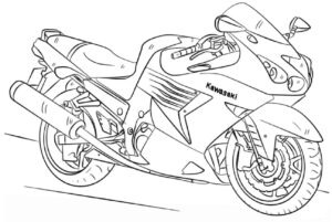 Desenho de Motos Desenho Colorir Imprimir 76