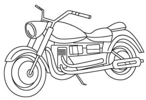 Desenho de Motos Desenho Colorir Imprimir 80