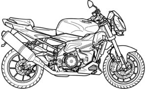 Desenho de Motos Desenho Colorir Imprimir 82