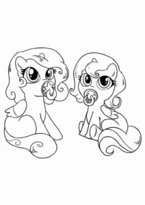 Desenho de My Little Pony Desenho Colorir Imprimir 002