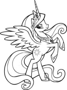 Desenho de My Little Pony Desenho Colorir Imprimir 003