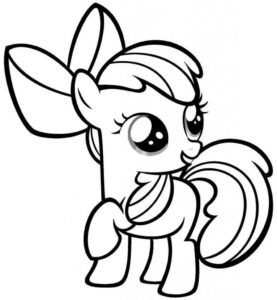 Desenho de My Little Pony Desenho Colorir Imprimir 005