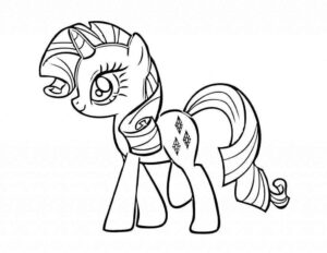 Desenho de My Little Pony Desenho Colorir Imprimir 006