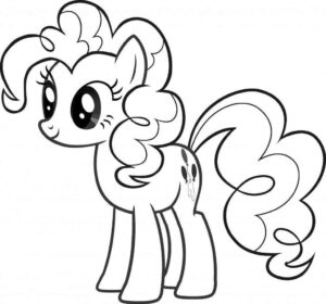 Desenho de My Little Pony Desenho Colorir Imprimir 008