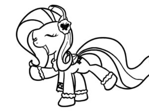 Desenho de My Little Pony Desenho Colorir Imprimir 009