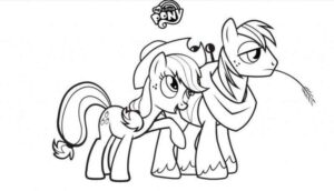 Desenho de My Little Pony Desenho Colorir Imprimir 012