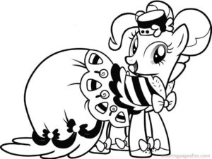Desenho de My Little Pony Desenho Colorir Imprimir 017
