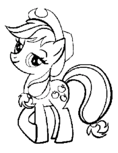 Desenho de My Little Pony Desenho Colorir Imprimir 021