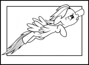 Desenho de My Little Pony Desenho Colorir Imprimir 022